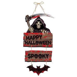 ハロウィン リース 飾り 装飾 ゴースト 置物 ハロウィーン オブジェ インテリア 雑貨 HALLOWEEN 季節のリース プレゼント お祝い ドア飾り 壁掛け飾り 玄関飾り