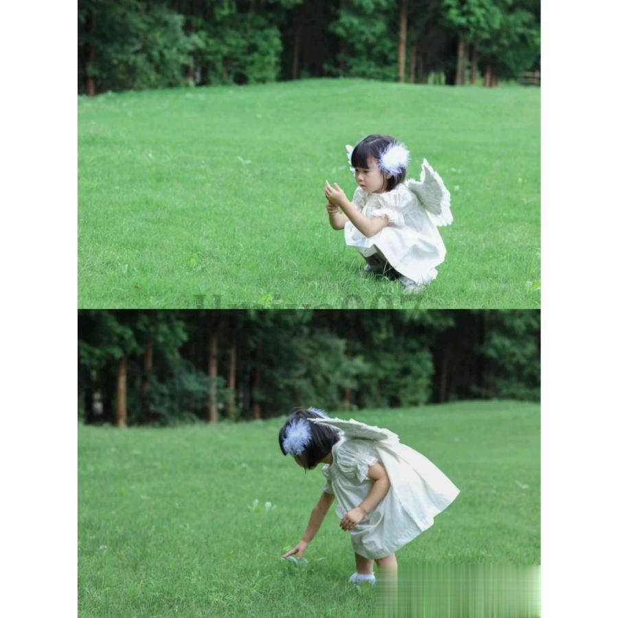 天使の翼 コスチューム コスプレ 仮装 衣装 ハロウィン 天使の羽 変装グッズ エンジェル ウイング プチ仮装 パーティーグッズ キッズ 大人 - 画像 (3)