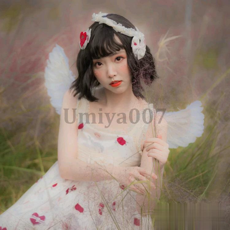 天使の翼 コスチューム コスプレ 仮装 衣装 ハロウィン 天使の羽 変装グッズ エンジェル ウイング プチ仮装 パーティーグッズ キッズ 大人 - 画像 (6)