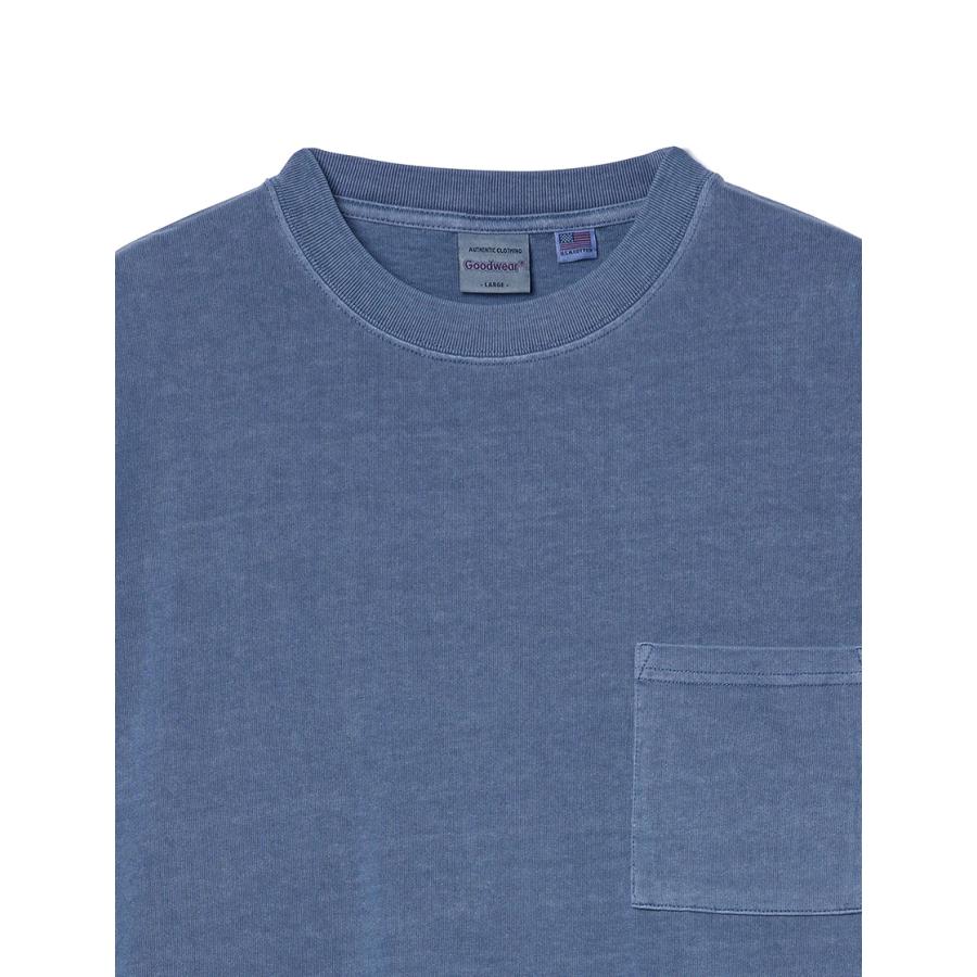 Goodwear 公式 SUPER BIGポケットロンT 製品染め メンズ レディース 7.6オンス USAコットン SALE - 画像 (7)