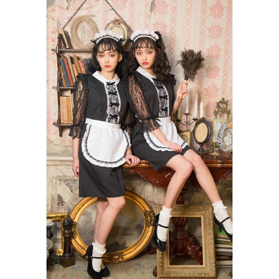 Moon Talk リュバンメイド ハロウィン レディース 女性用 仮装 衣装 コスチューム コスプレ - 画像 (4)