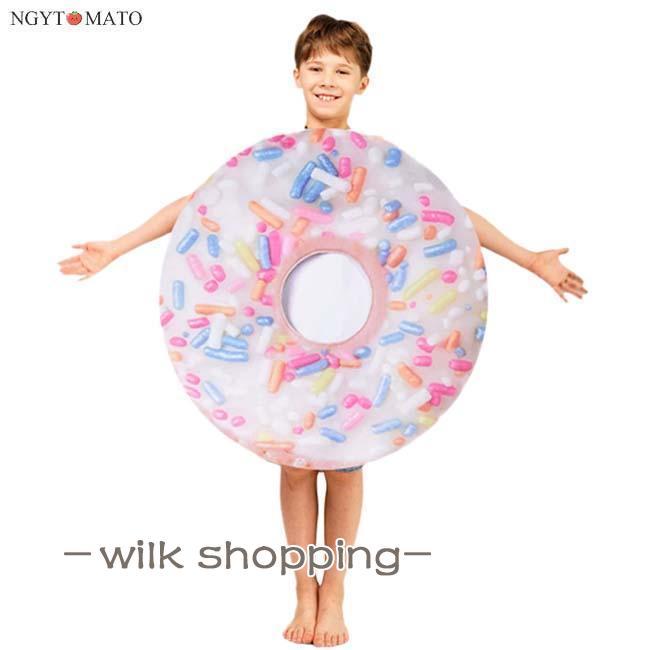 演劇 面白い ドーナツ カラフルドーナツ 子供用 女の子 男の子 舞台 新年会 学園祭 演出 舞台服 衣装 仮装 パーティー イベント 可愛い - 画像 (4)