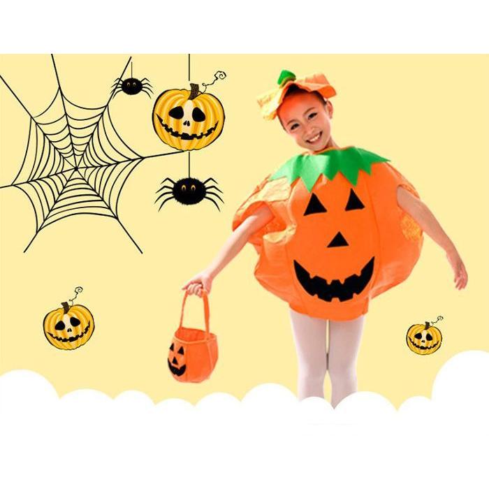 キッズ ハロウィン 衣装 子供 大人 かぼちゃのおばけ ハロウィン衣装キッズ コスプレ 仮装 男女兼用 男の子 女の子 イベント パーティー 帽子 - 画像 (4)